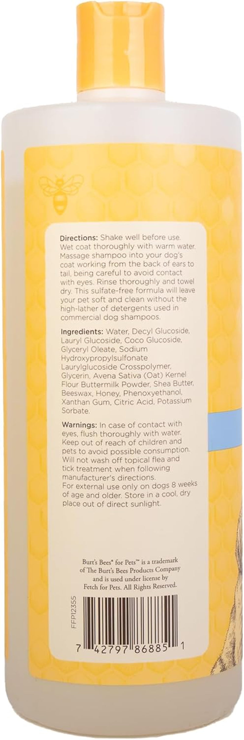 Tearless Puppy Shampoo with Buttermilk, 32Oz | Puppy & Dog Shampoo | Cruelty Free, Paraben & Sulfate Free Shampoo, Natural Shampoo for Dogs, Dog Wash, Dog Soap, Pet Shampoo