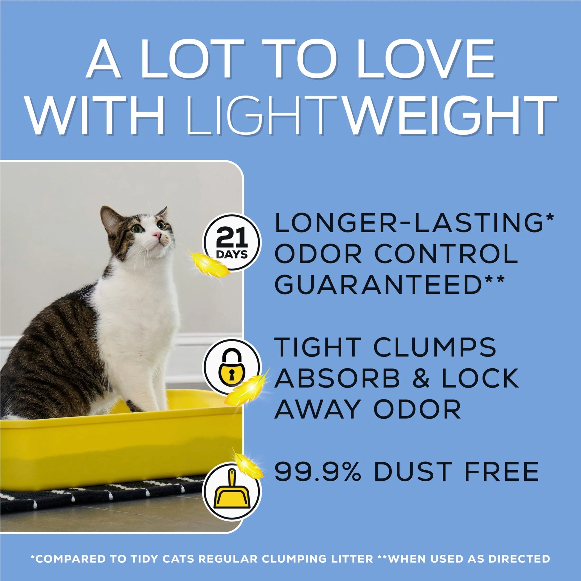 Purina  Lightweight Clumping Cat Litter, Low Dust, 24/7 Odor Control, 17 Lb. Pail